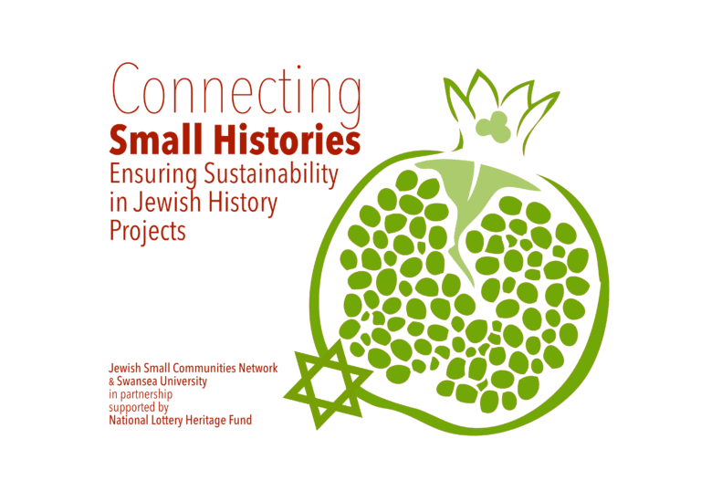 Connecting Small Histories logo, ensuring sustainability in Jewish History Projects.